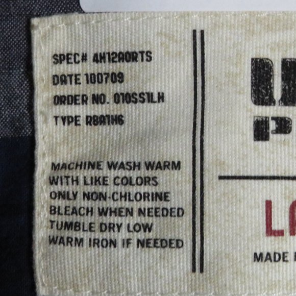 Urban Pipeline* Men's Short Sleeve Snap Button Down Curved Hem Plaid Shirt~Large - Picture 5 of 12